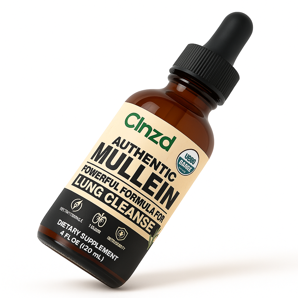 Lung Detox Mullein Drops For Smokers | Clnzd®