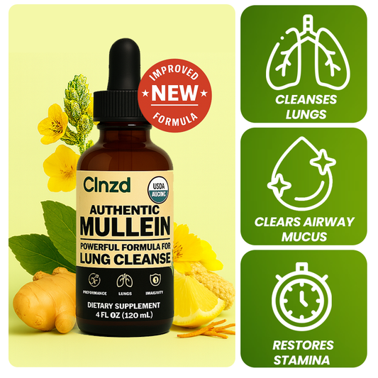 Lung Detox Mullein Drops For Smokers | Clnzd®