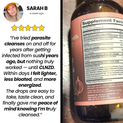 Wormwood & Black Walnut Parasite Protocol